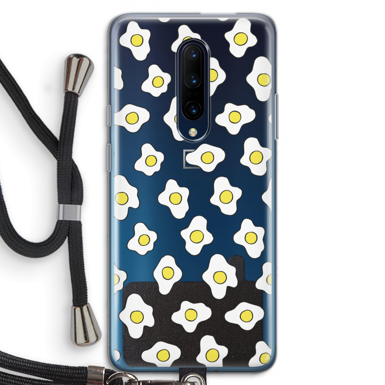 Spiegeleitjes: OnePlus 7 Pro Transparant Hoesje met koord