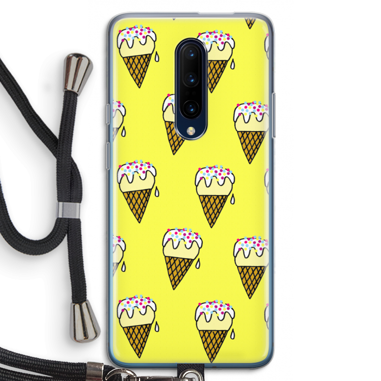 Isjes: OnePlus 7 Pro Transparant Hoesje met koord