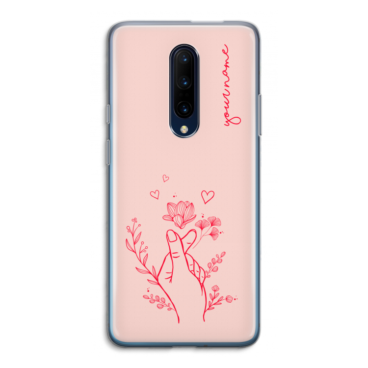 Giving Flowers: OnePlus 7 Pro Transparant Hoesje