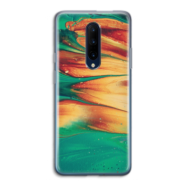 Green Inferno: OnePlus 7 Pro Transparant Hoesje