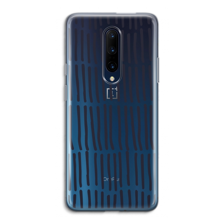 Moroccan stripes: OnePlus 7 Pro Transparant Hoesje
