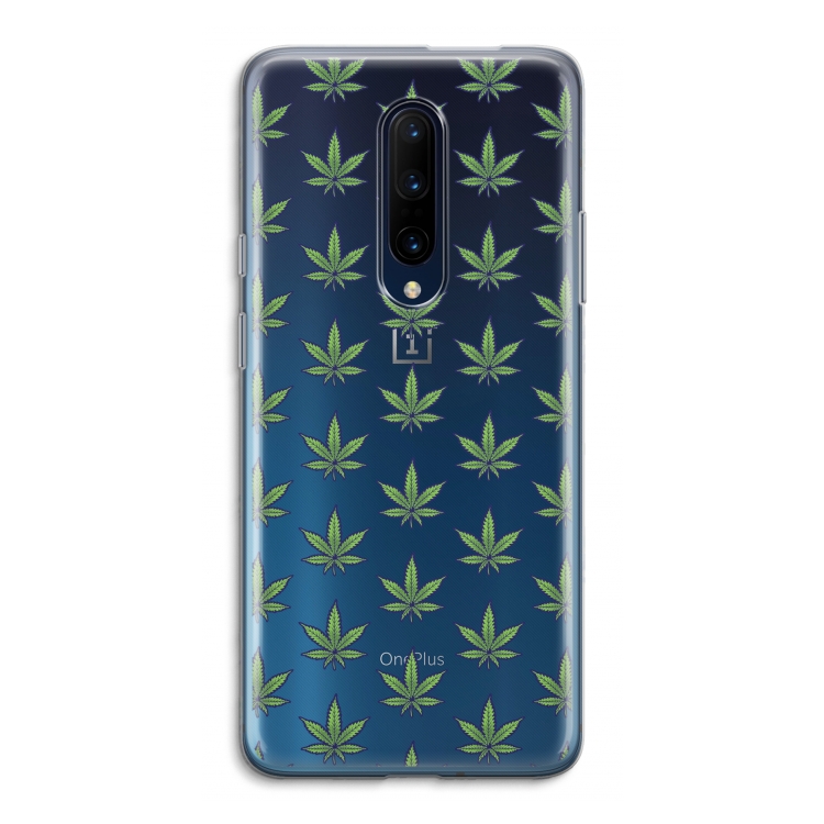 Weed: OnePlus 7 Pro Transparant Hoesje