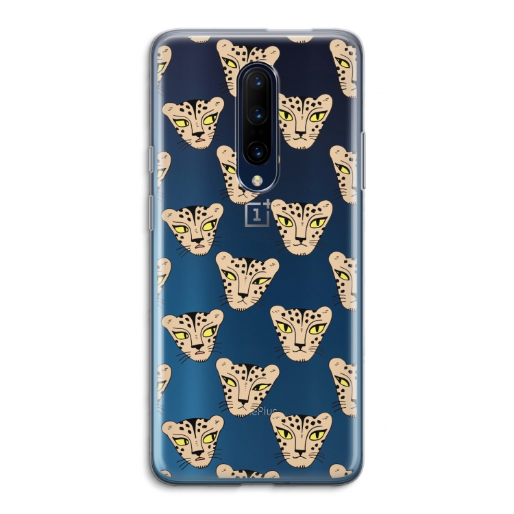Tijger: OnePlus 7 Pro Transparant Hoesje
