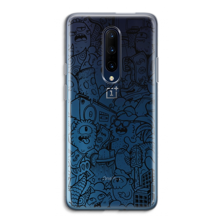 Vexx Black City : OnePlus 7 Pro Transparant Hoesje