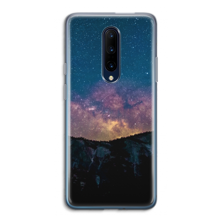 Travel to space: OnePlus 7 Pro Transparant Hoesje