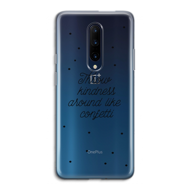 Confetti: OnePlus 7 Pro Transparant Hoesje