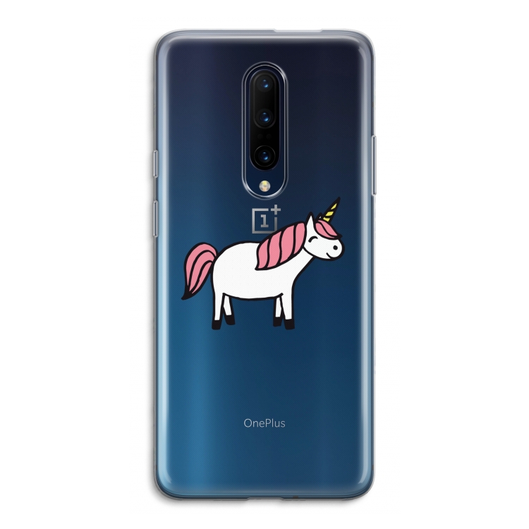 Eenhoorn: OnePlus 7 Pro Transparant Hoesje