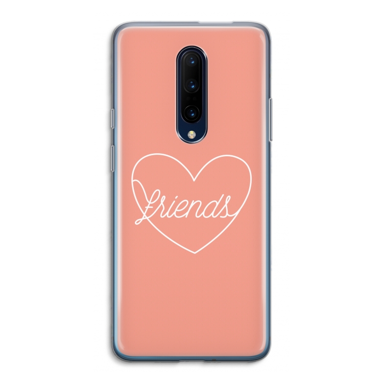 Friends heart: OnePlus 7 Pro Transparant Hoesje