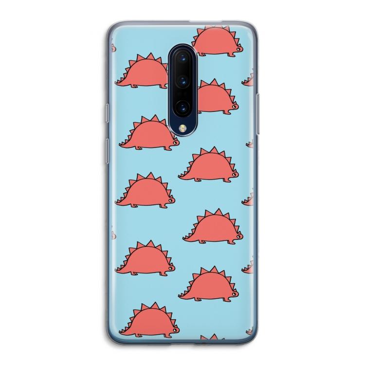 Dinosawrr: OnePlus 7 Pro Transparant Hoesje
