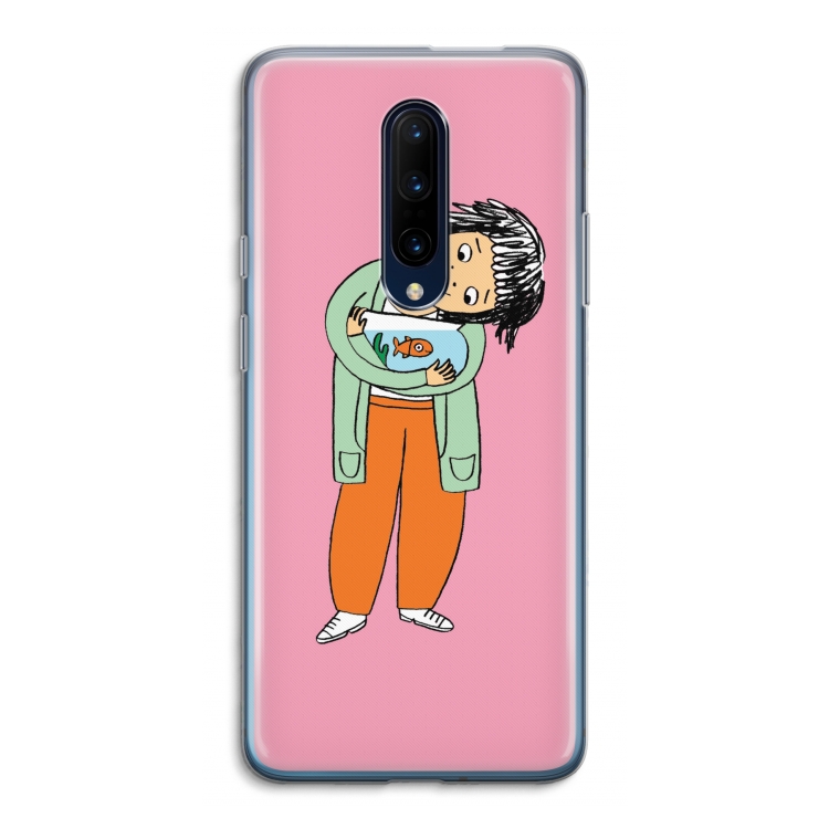 Visknuffel: OnePlus 7 Pro Transparant Hoesje