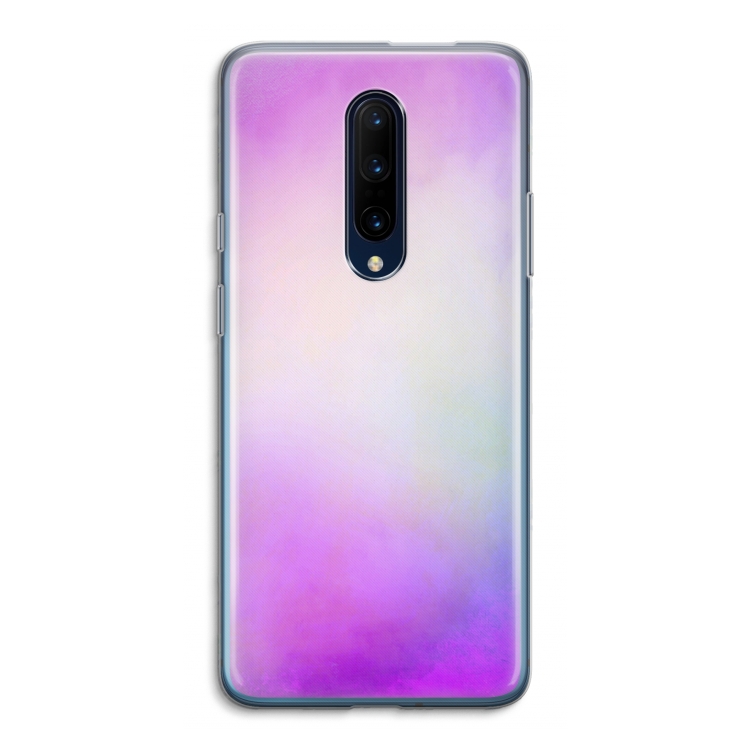 Clouds pastel: OnePlus 7 Pro Transparant Hoesje
