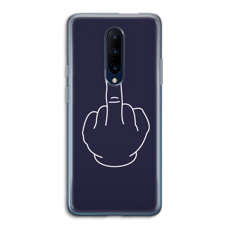 F**k U: OnePlus 7 Pro Transparant Hoesje