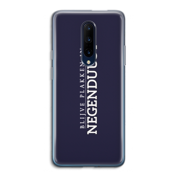 Blijve plakken in Negenduust: OnePlus 7 Pro Transparant Hoesje