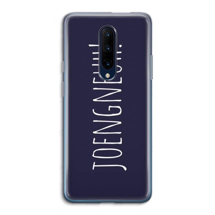 Joengneuh!: OnePlus 7 Pro Transparant Hoesje