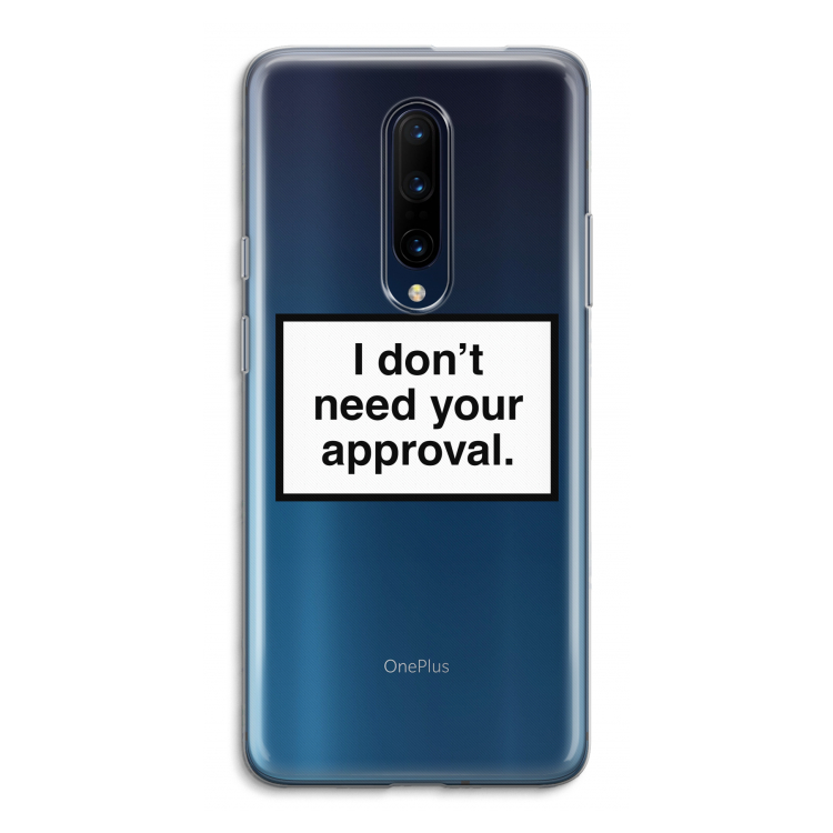 Don't need approval: OnePlus 7 Pro Transparant Hoesje