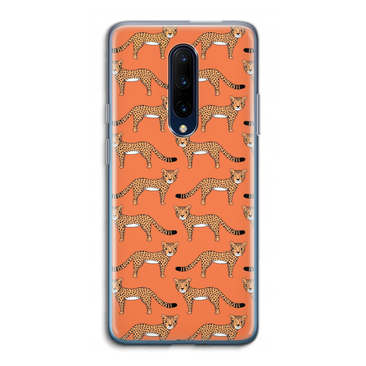 Cheetah: OnePlus 7 Pro Transparant Hoesje