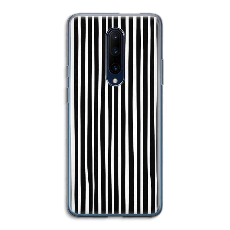Stripes: OnePlus 7 Pro Transparant Hoesje