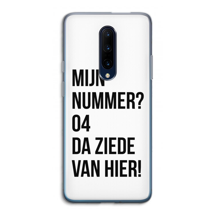 Da ziede van hier: OnePlus 7 Pro Transparant Hoesje