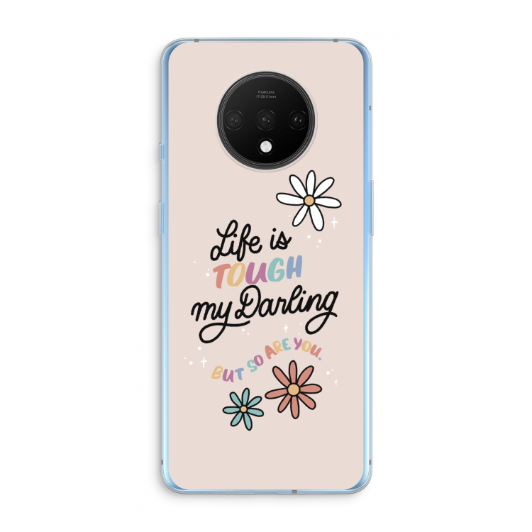 Tough Life: OnePlus 7T Transparant Hoesje