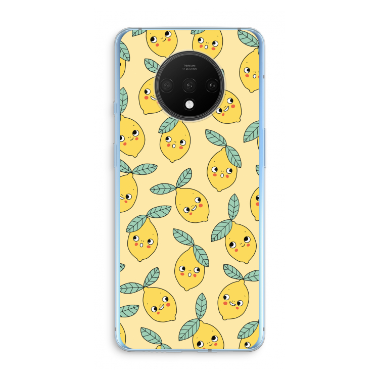 Citroenen: OnePlus 7T Transparant Hoesje