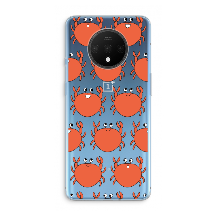 Krab: OnePlus 7T Transparant Hoesje