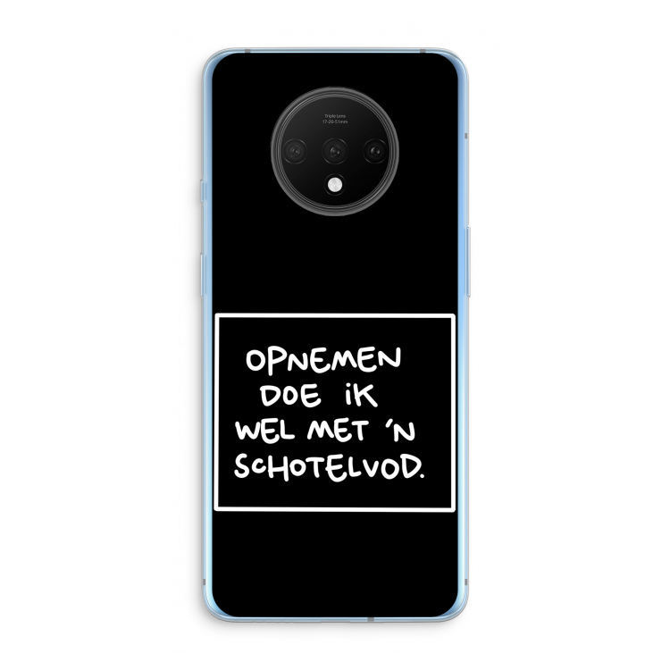 Schotelvod: OnePlus 7T Transparant Hoesje