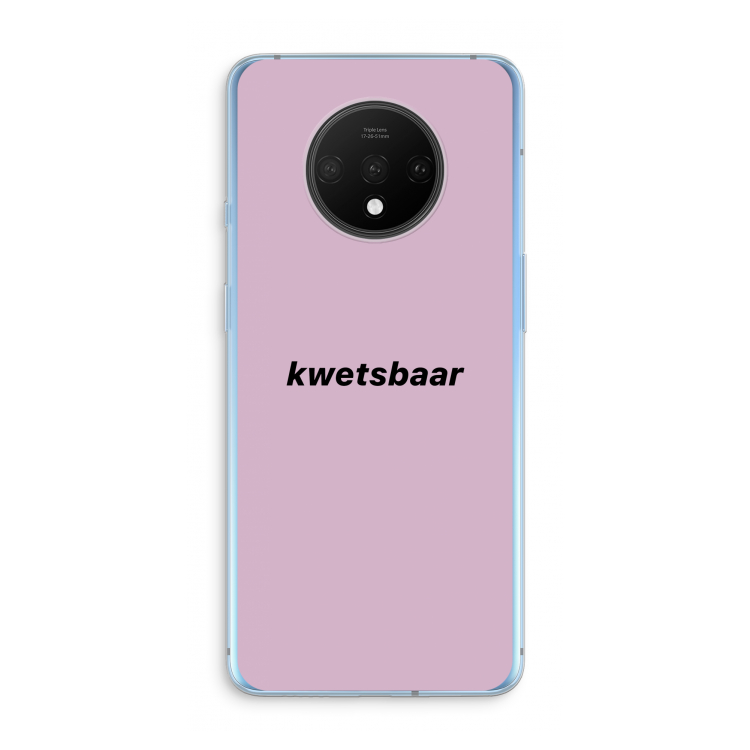 kwetsbaar: OnePlus 7T Transparant Hoesje