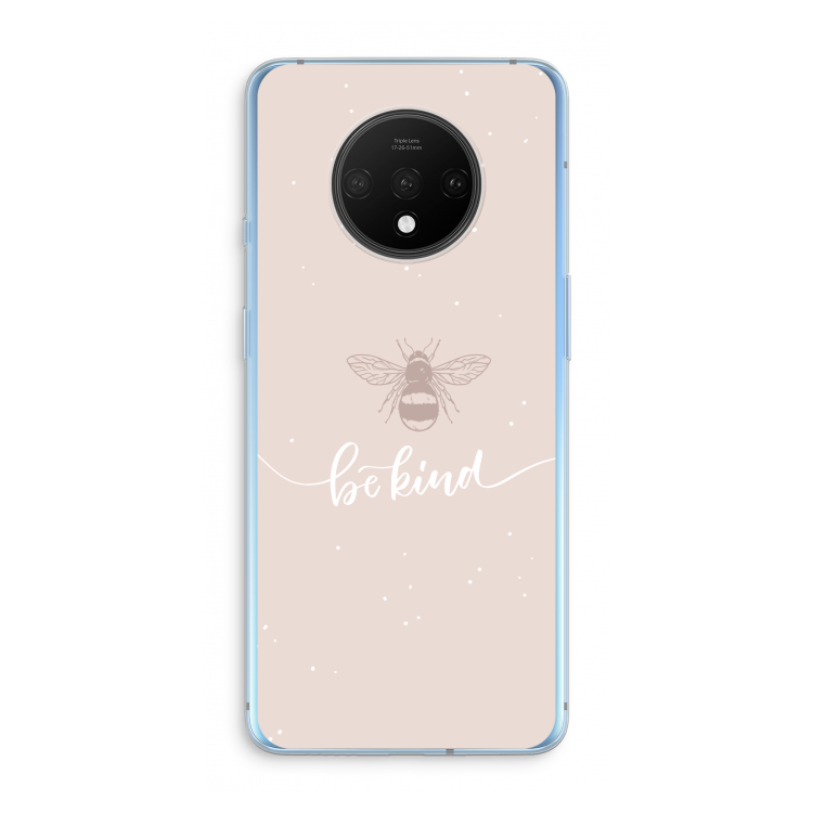 Be(e) kind: OnePlus 7T Transparant Hoesje