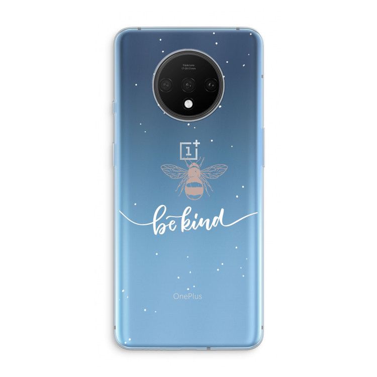 Be(e) kind: OnePlus 7T Transparant Hoesje