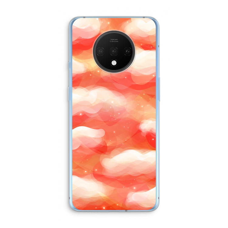 Lichte Wolken: OnePlus 7T Transparant Hoesje