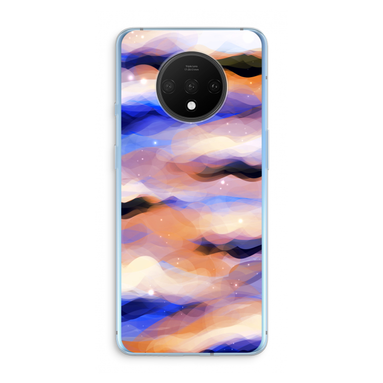 Donkere Wolken: OnePlus 7T Transparant Hoesje