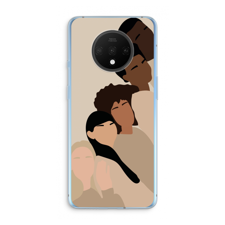 Sweet creatures: OnePlus 7T Transparant Hoesje