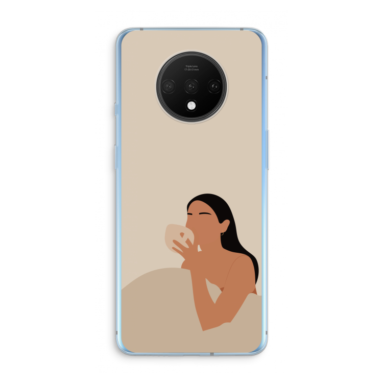 Fresh coffee: OnePlus 7T Transparant Hoesje