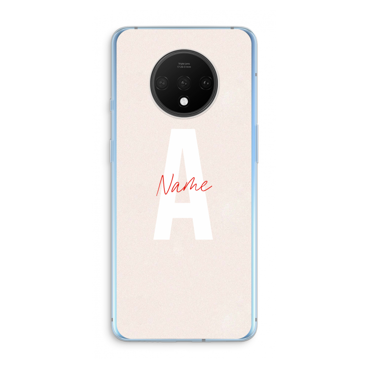 Strawberry Milkshake: OnePlus 7T Transparant Hoesje