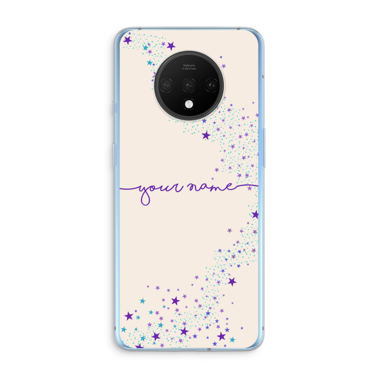 Sterren: OnePlus 7T Transparant Hoesje