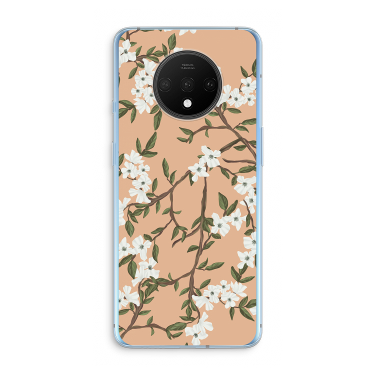 Blossoming spring: OnePlus 7T Transparant Hoesje