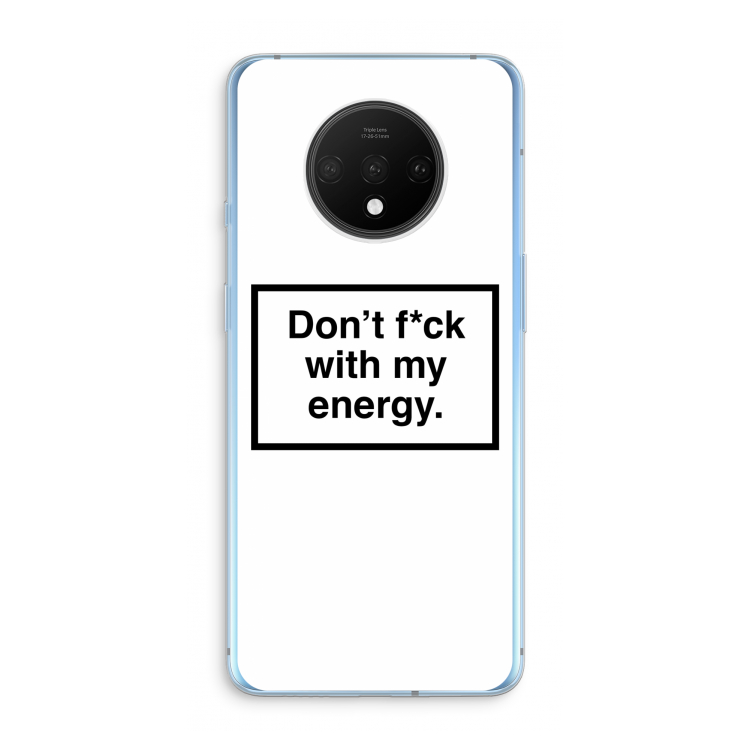 My energy: OnePlus 7T Transparant Hoesje