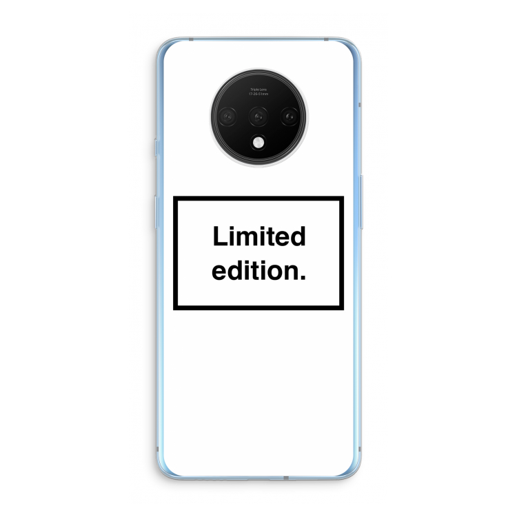 Limited edition: OnePlus 7T Transparant Hoesje