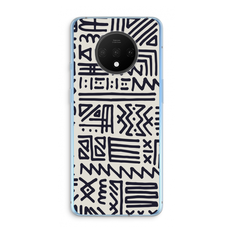 Marrakech print: OnePlus 7T Transparant Hoesje