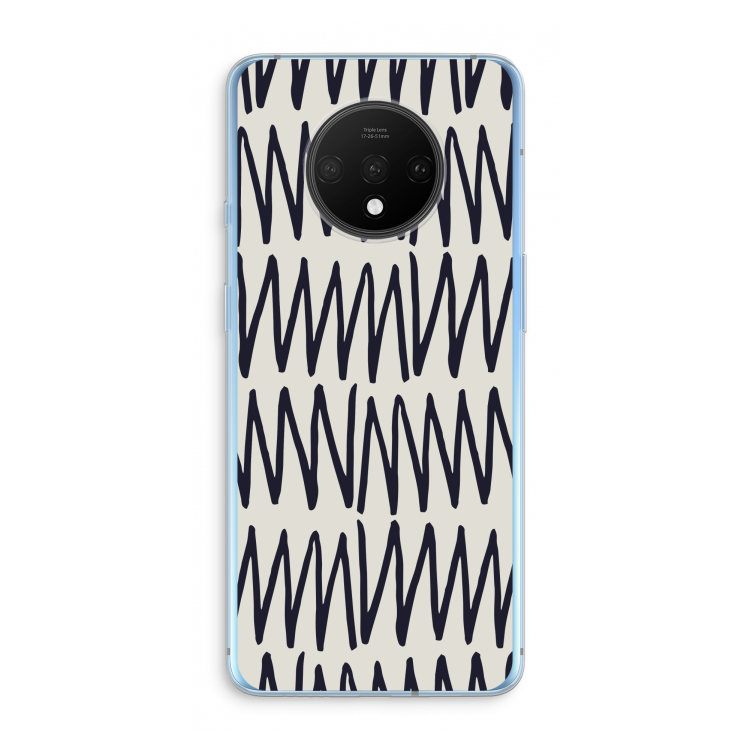 Marrakech Zigzag: OnePlus 7T Transparant Hoesje