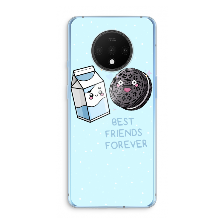 Best Friend Forever: OnePlus 7T Transparant Hoesje
