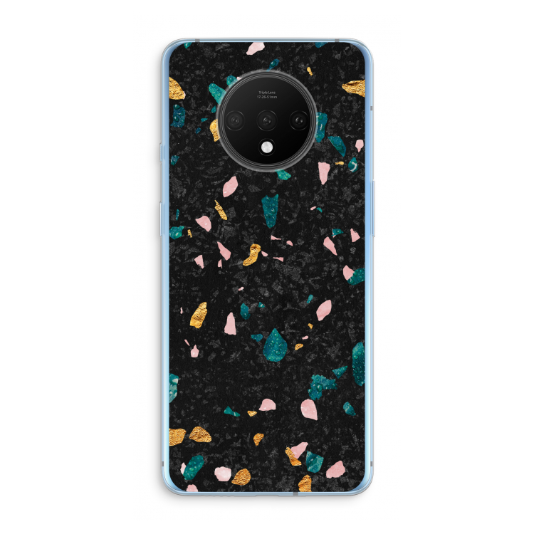 Terrazzo N°10: OnePlus 7T Transparant Hoesje