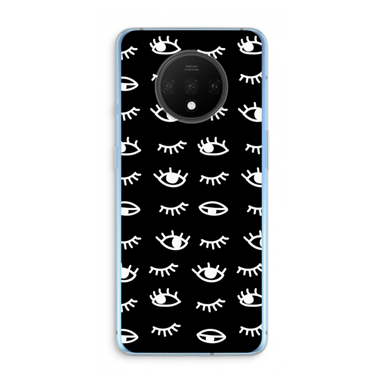 Eye pattern #3: OnePlus 7T Transparant Hoesje
