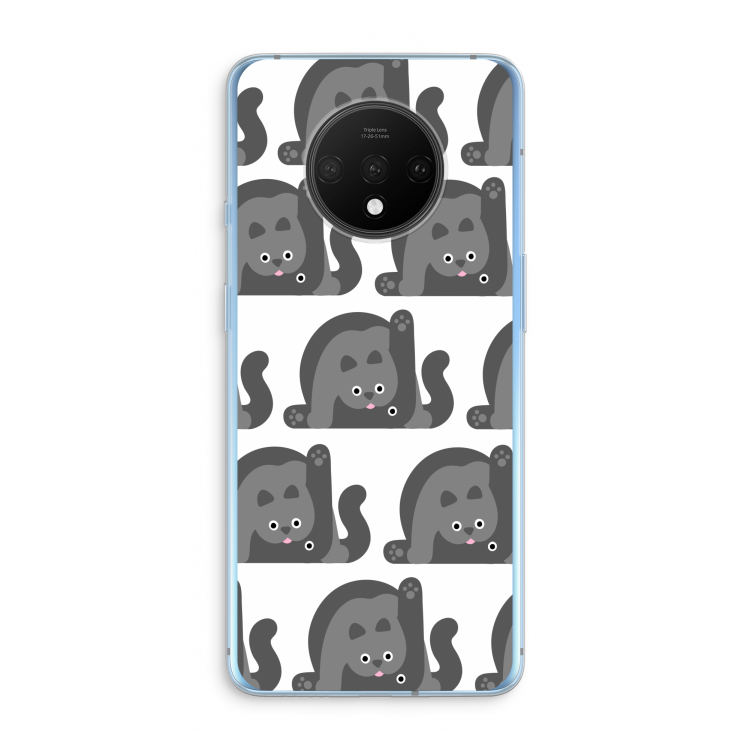 Cats: OnePlus 7T Transparant Hoesje