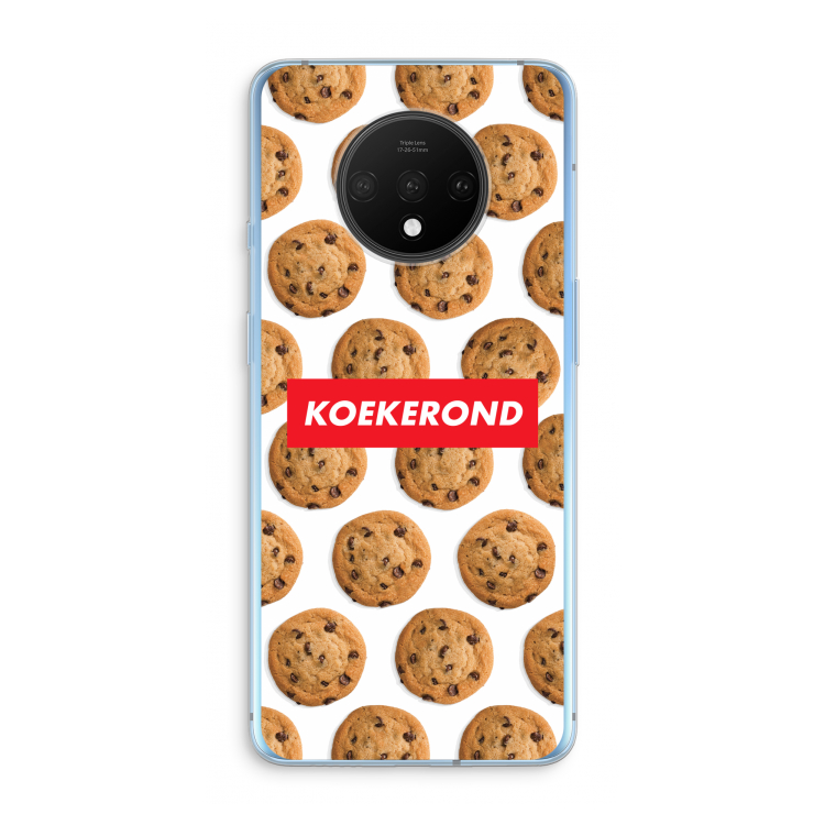 Koekerond: OnePlus 7T Transparant Hoesje