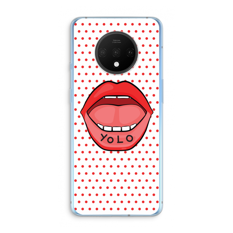 Yolo Denise: OnePlus 7T Transparant Hoesje