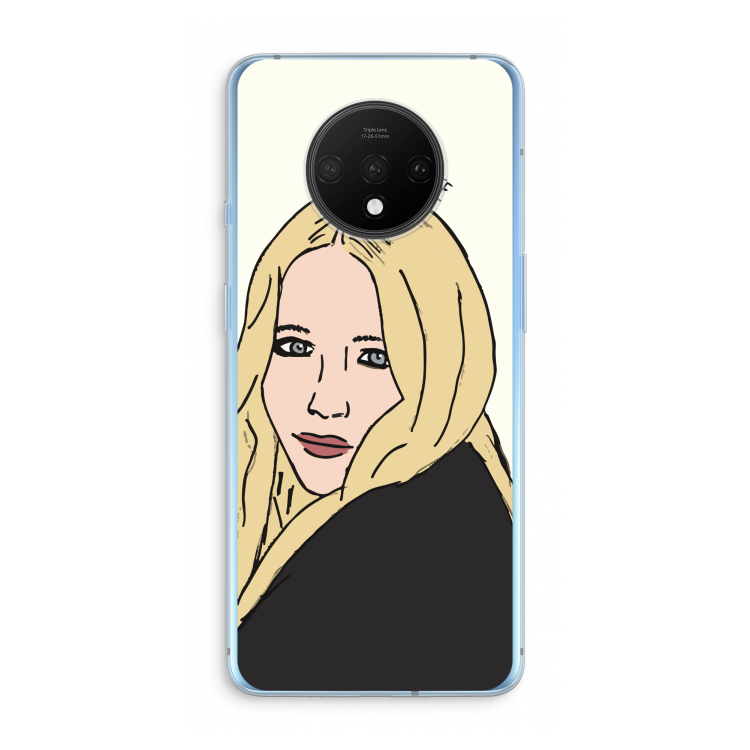 Mary Kate: OnePlus 7T Transparant Hoesje
