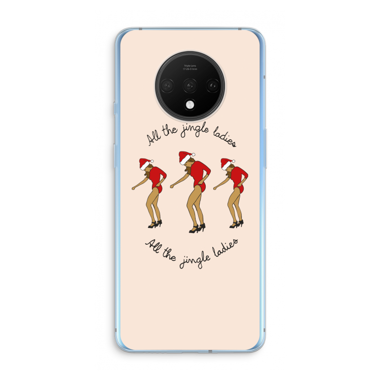 Jingle Ladies: OnePlus 7T Transparant Hoesje