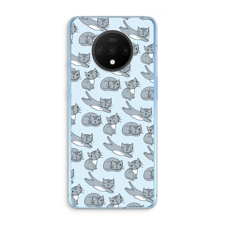 Poezen: OnePlus 7T Transparant Hoesje