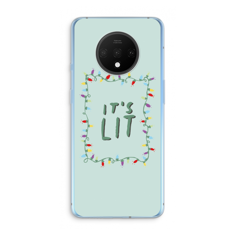 It's Lit: OnePlus 7T Transparant Hoesje
